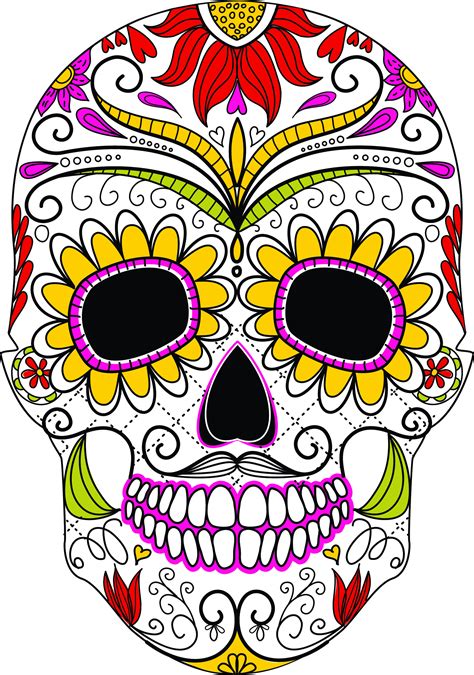 sugar skull images|free sugar skull clip art.